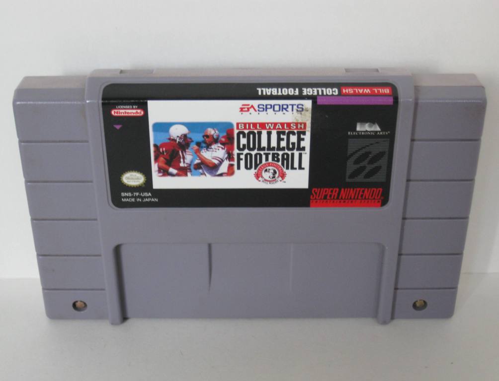 Bill Walsh College Football - SNES Game
